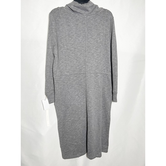 Caslon(R) Caslon Funnel Neck Dress in Grey - Picture 3 of 5